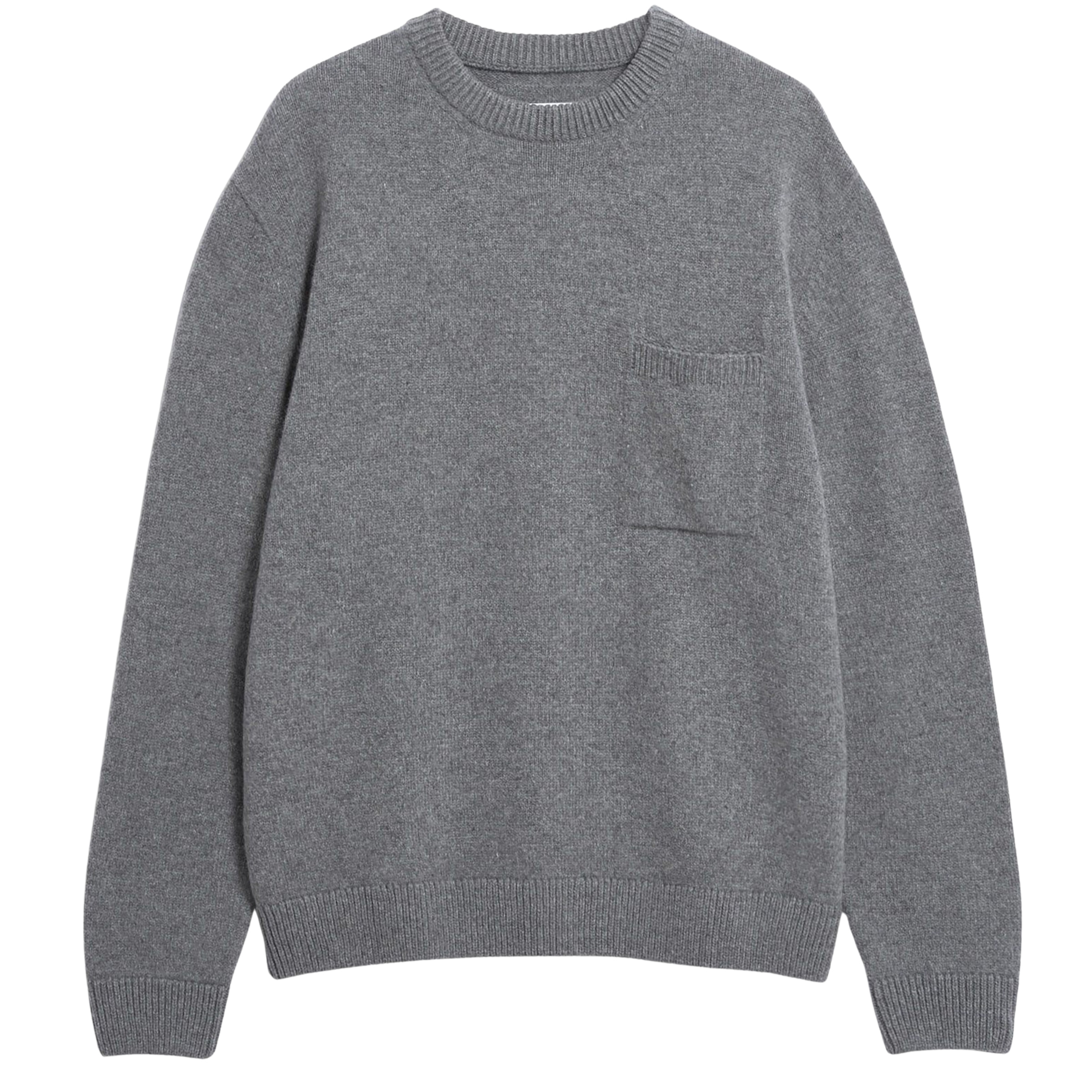 Armedangels Rec Wool Knit Herren Pullover schwarz Größe L Lifestyle Atmungsaktiv