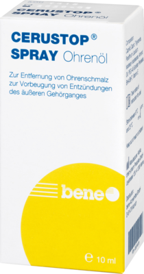 bene Arzneimittel GmbH CERUSTOP Ohrenöl-Spray 10 ml 03674578