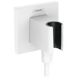 hansgrohe FixFit Porter E Schlauchanschluß 26889700 für Handbrause, mattweiß
