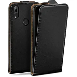 moex Flip Case Huawei Y7 (2019) Klapphülle Leder Optik