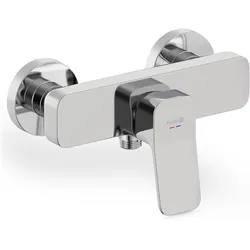 Kludi, Duscharmatur + Badewannenarmatur, X3 Duscharmatur Aufputz, Brause-Einhandmischer