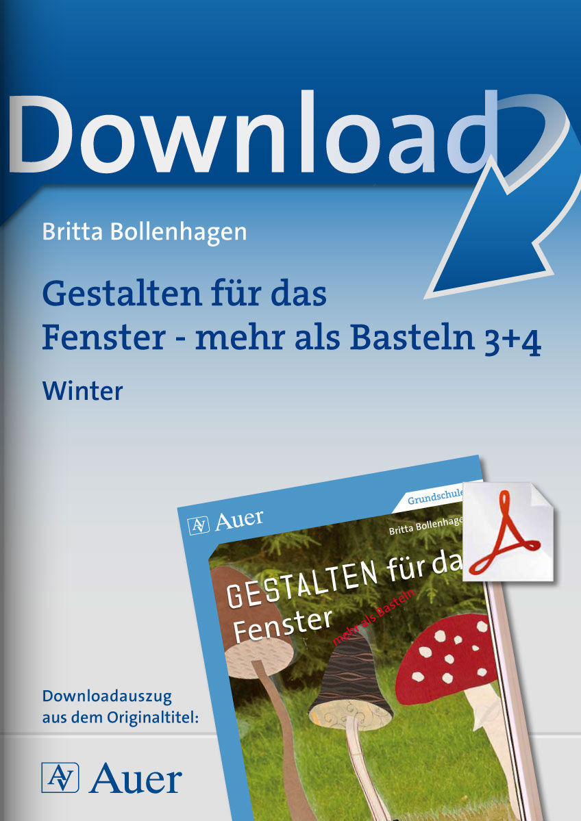 Auer Verlag Gestalten für das Fenster: Winter 3/4