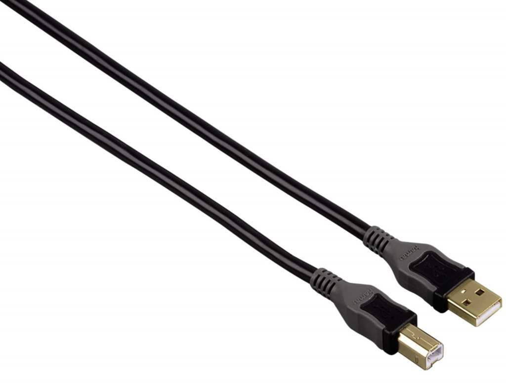 Hama USB-A naar USB-B verbindingskabel, 1 meter