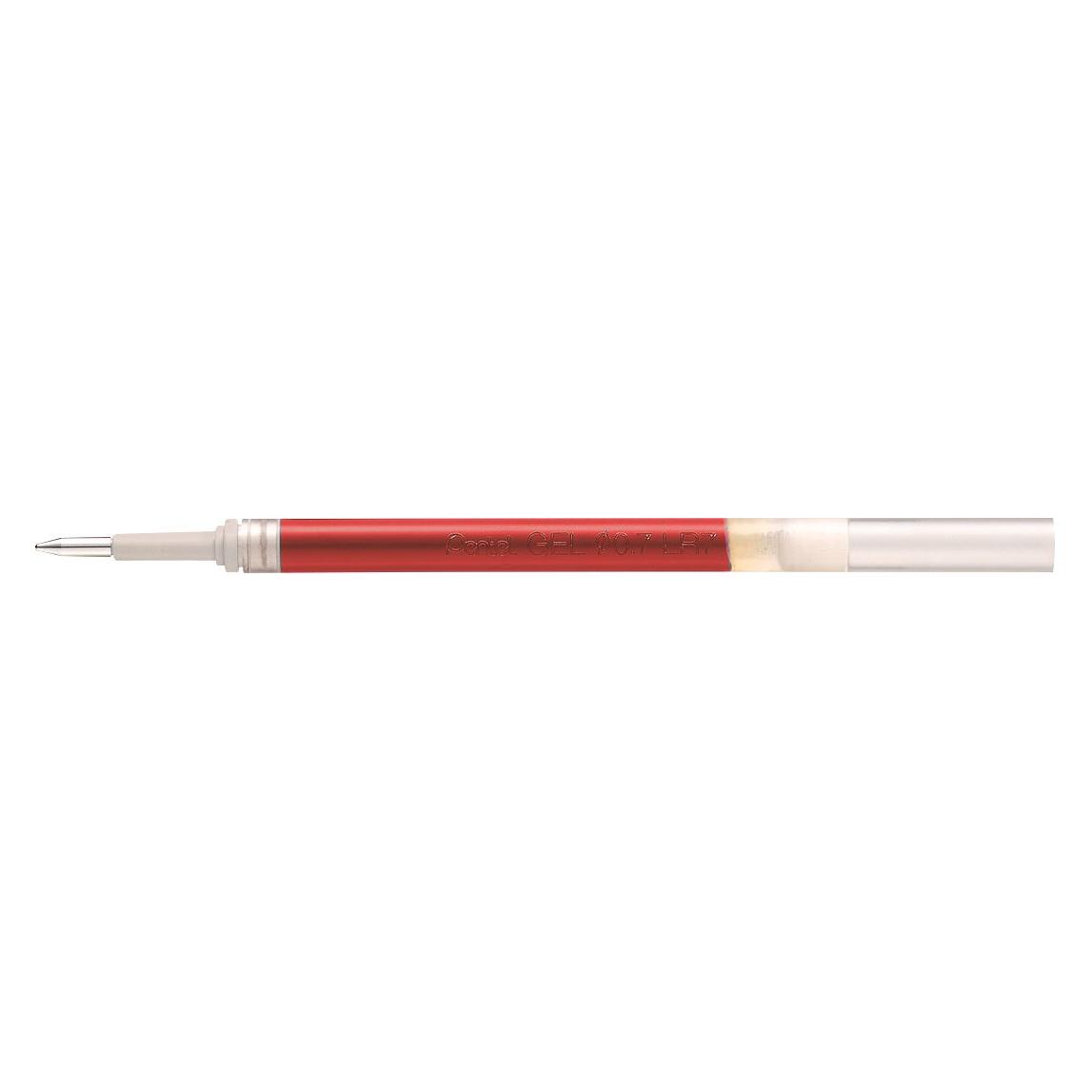 Pentel Ersatzmine für Liquid Gel-Tintenroller BLN37/57/77 (Rot, 0.70 mm, 12 Stk.) (LR7-BX)