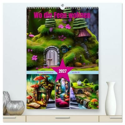 Wo die Feen wohnen (hochwertiger Premium Wandkalender 2027 DIN A2 hoch), Kunstdruck in Hochglanz