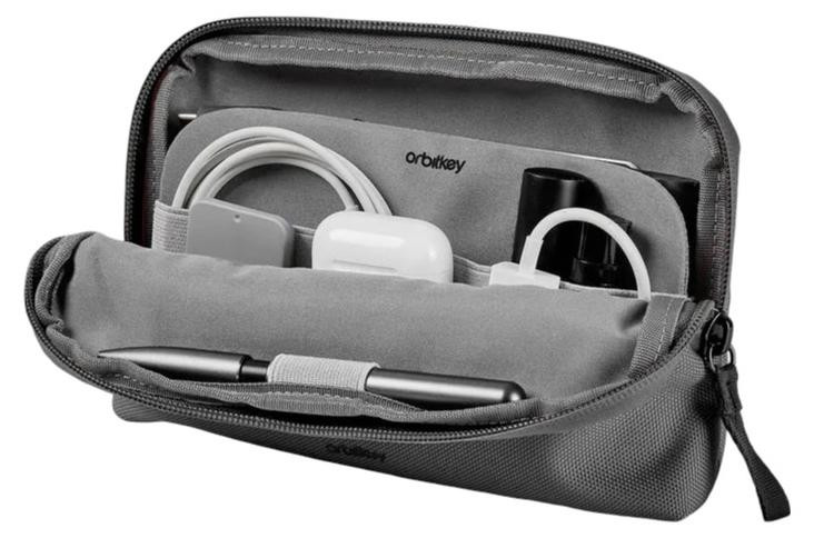 Orbitkey Desk Pouch - Elektronische accessoiretas, grafiet