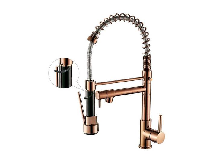 LuxusKollektion Küchenarmatur Küchenarmatur mit Sprühkopf (1-St)