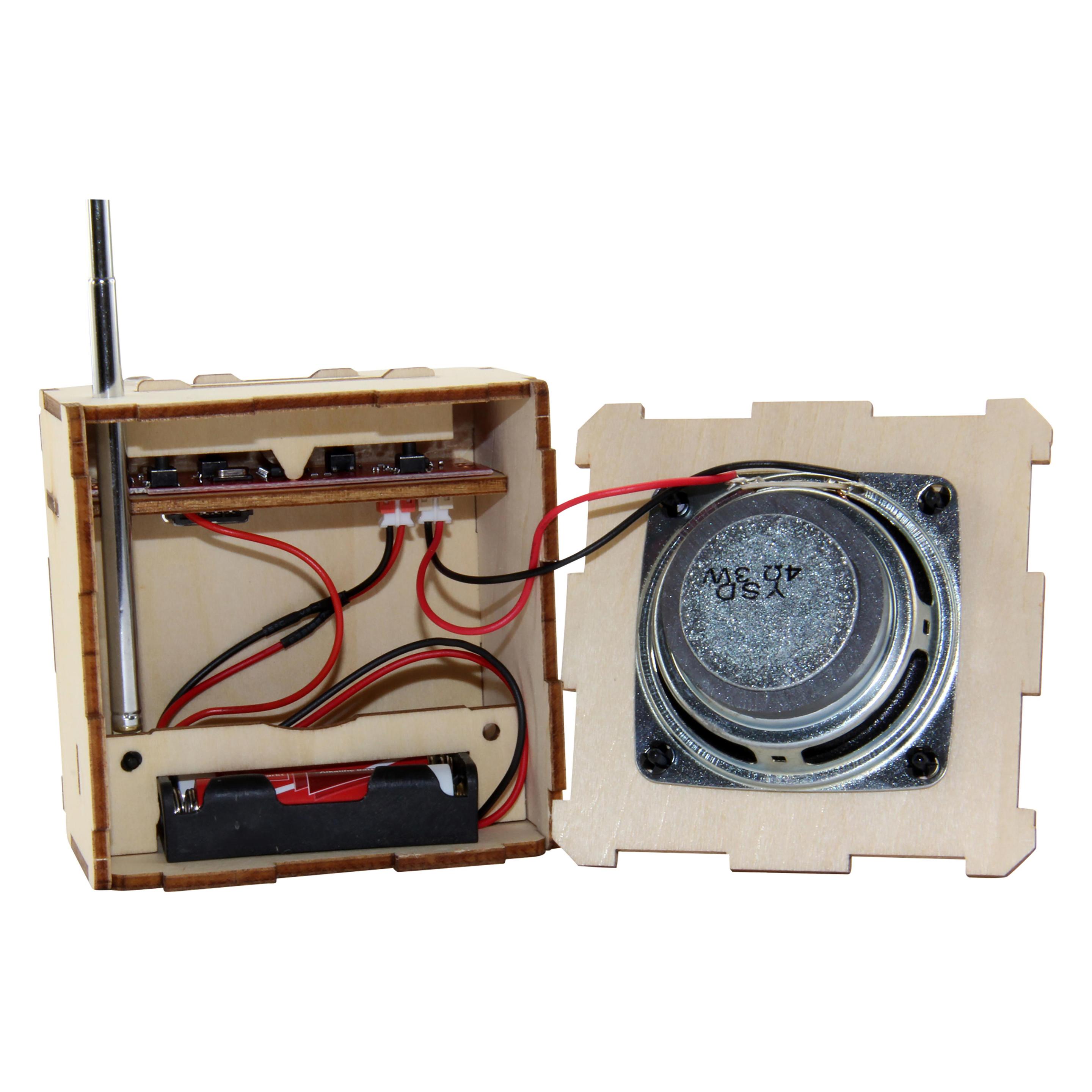 Sol-Expert 3D Holz Bausatz BT-Lautsprecher mit FM Radio (21720)