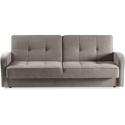 SCHLAFSOFA Pavo 3-Sitzer mit Schlaffunktion, Braun