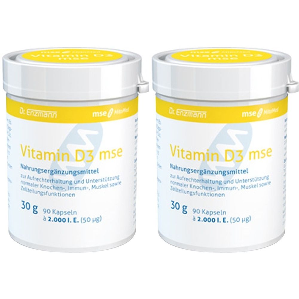 Vitamin D3 MSE Kapseln 2x 2x90 St