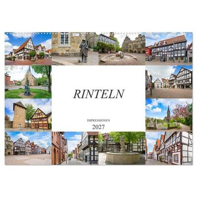 Rinteln Impressionen (Wandkalender 2027 DIN A2 quer), CALVENDO Monatskalender