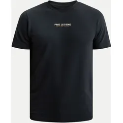 T-Shirt mit Logo-Schriftzug Schwarz M