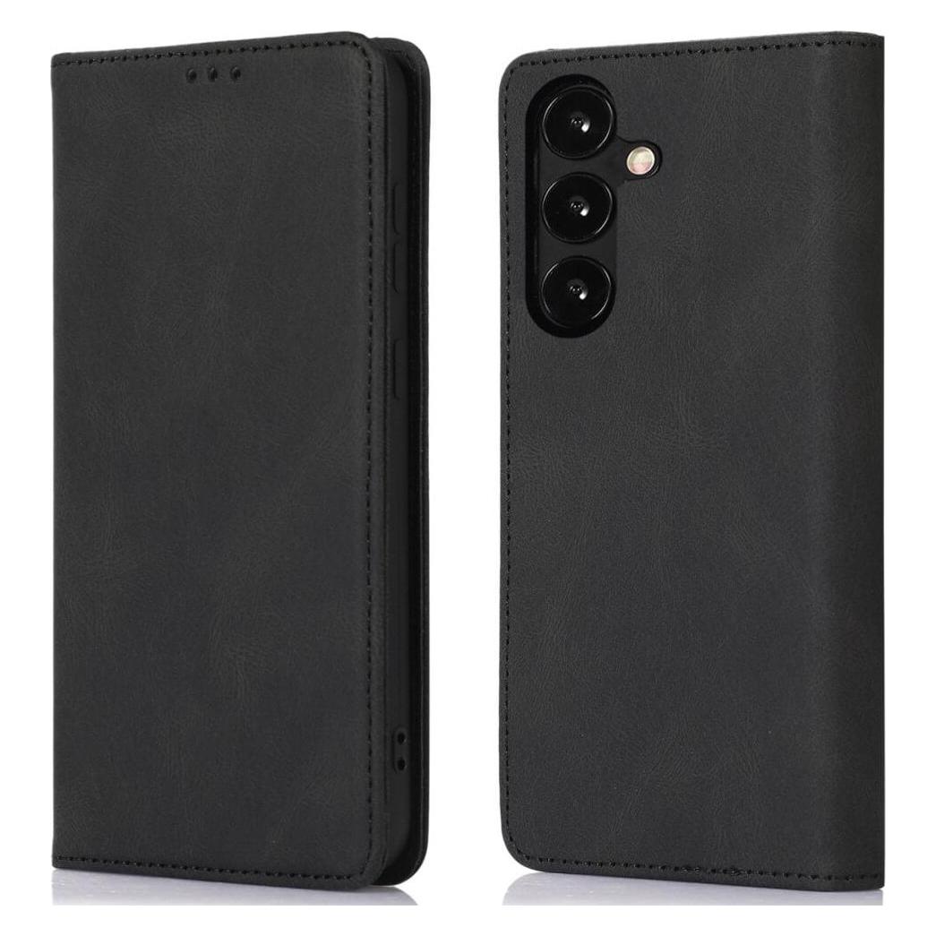 Cover-Discount Galaxy A15 - Vintage Flip Case Hülle schwarz (Samsung Galaxy A15) (660172227C)