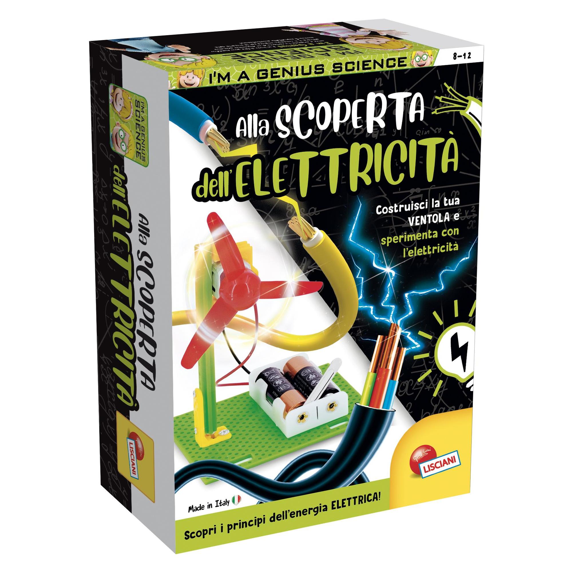 Lisciani 100163 - - I'M A Genius Scienza Pocket Alla Scoperta Dell'Elettricita (8 - 12 Jahre) (100163)