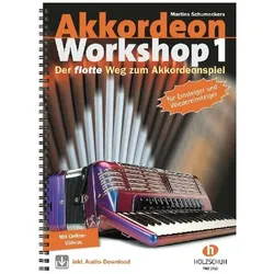Akkordeon Workshop 1, Fachbücher von Martina Schumeckers