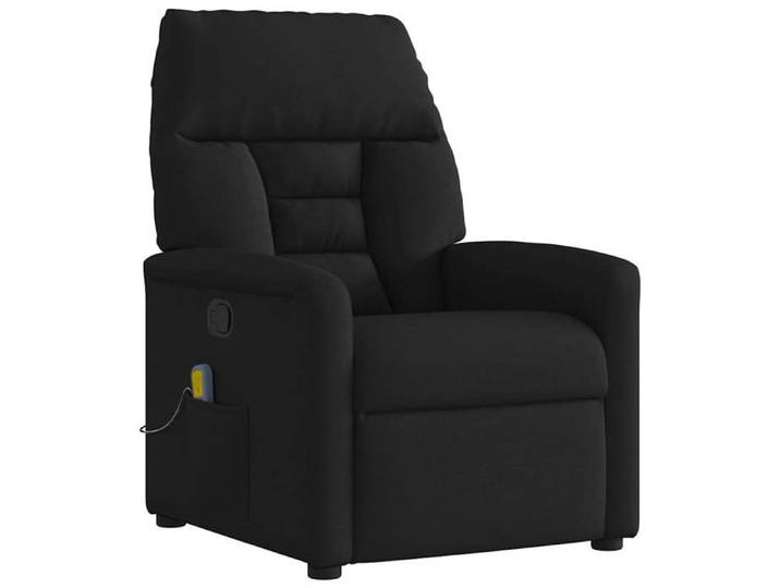 NEW 2026  Fauteuil Massant inclinable - Chaise simple - Multifonctionnel - Noir Tissu 72x90x99 cm L3653