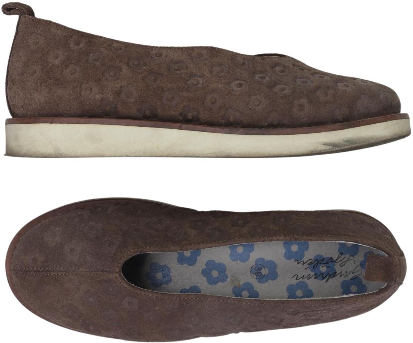 Gudrun Sjödén Damen Halbschuh, Braun, Gr. EU 39, Leder - Second Hand