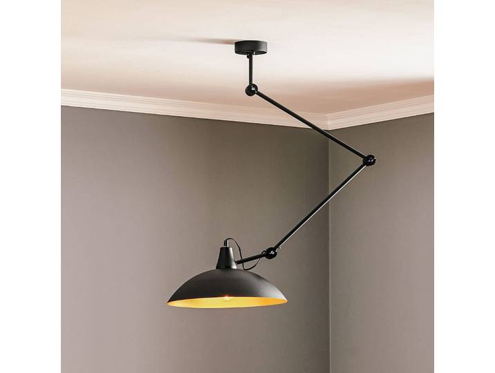 808 Deckenlampe schwarz 1-flg. verstellbar - ALDEX - Wohnzimmer - Modern - Metall