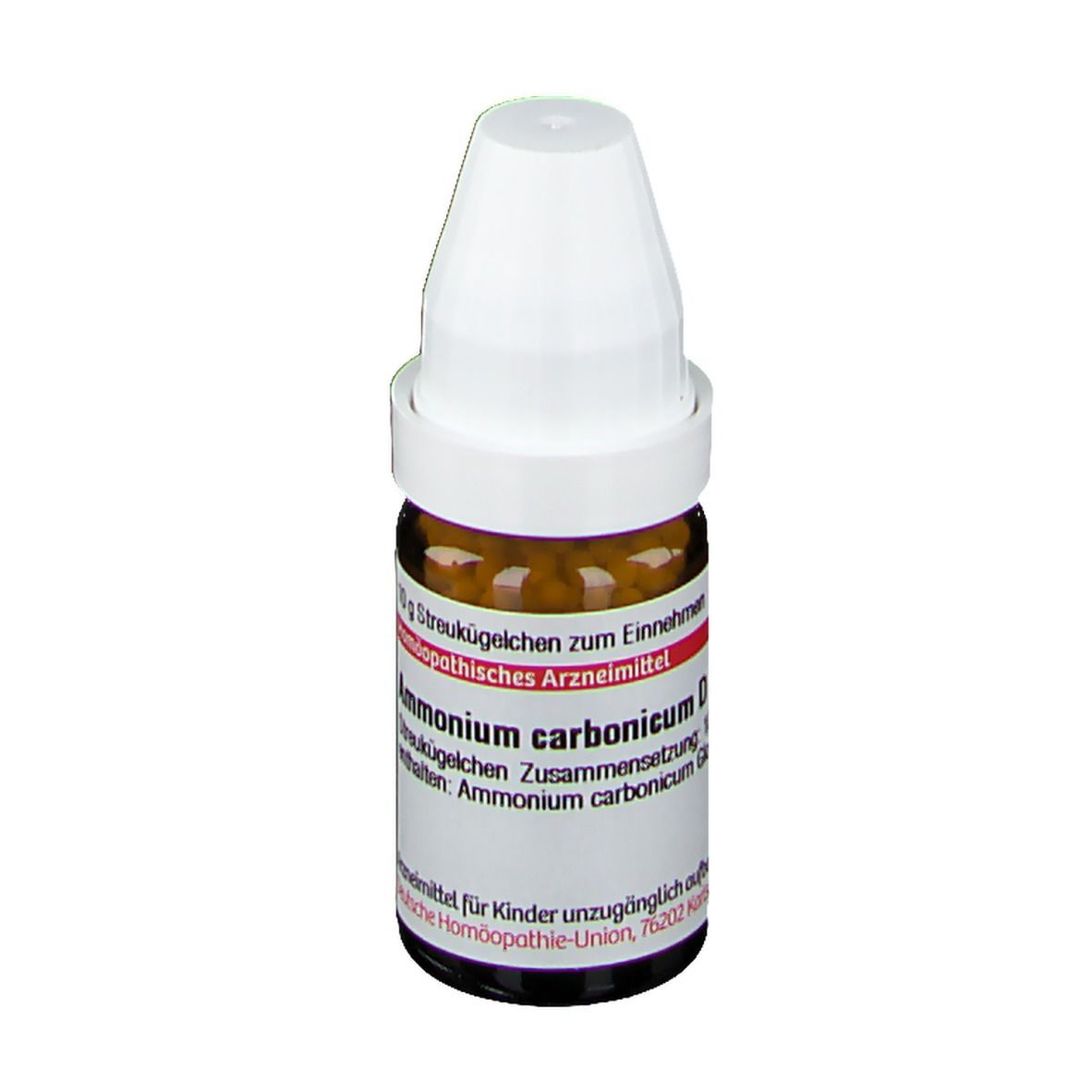 Ammonium Carbonicum D 30 Globuli 10 g