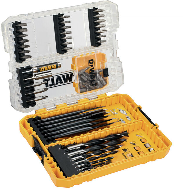 Jeu de mèches à bois et d'embouts DEWALT 57 pcs. (DT70758-QZ)