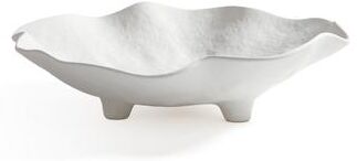 Zodax Alfresco Ceramic Round Wavy Bowl on Stand