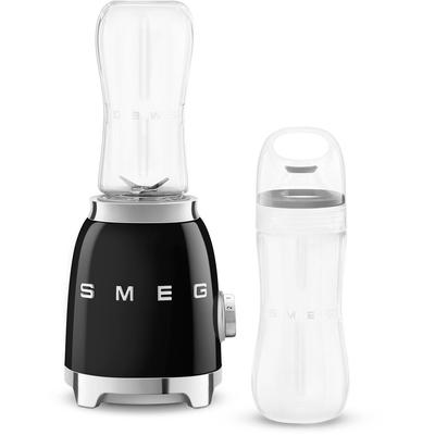SMEG Standmixer "PBF01BLEU Schwarz", schwarz, B:14cm H:32,5cm T:14cm, Zerkleinerer