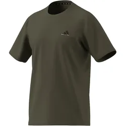 adidas Train Essentials Training T-Shirt Herren JN6801 - olive strata/reflective silver L