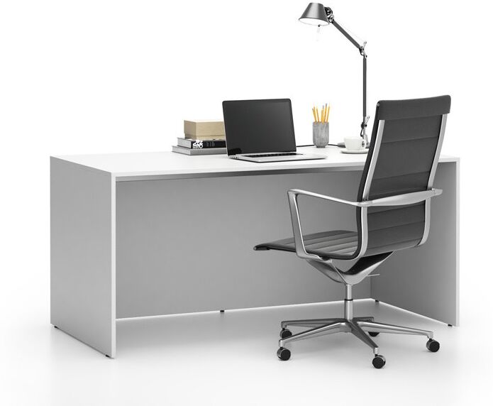 B2B Partner Büroschreibtisch SEGMENT, 162x80 cm, weiß