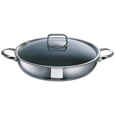 Schmorpfanne SCHULTE-UFER "Romana i XXStrong", silber (silberfarben), Ø:32cm, Pfannen, Schmorpfanne, Induktion