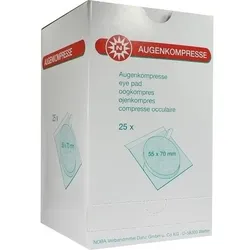AUGENKOMPRESSEN 55x70 mm steril einzeln verpackt 25 St