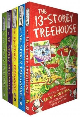 MACMILLAN The 13-storey Treehouse Collection Andy Griffiths And Terry Denton 5 Books Set (Book 1-5)