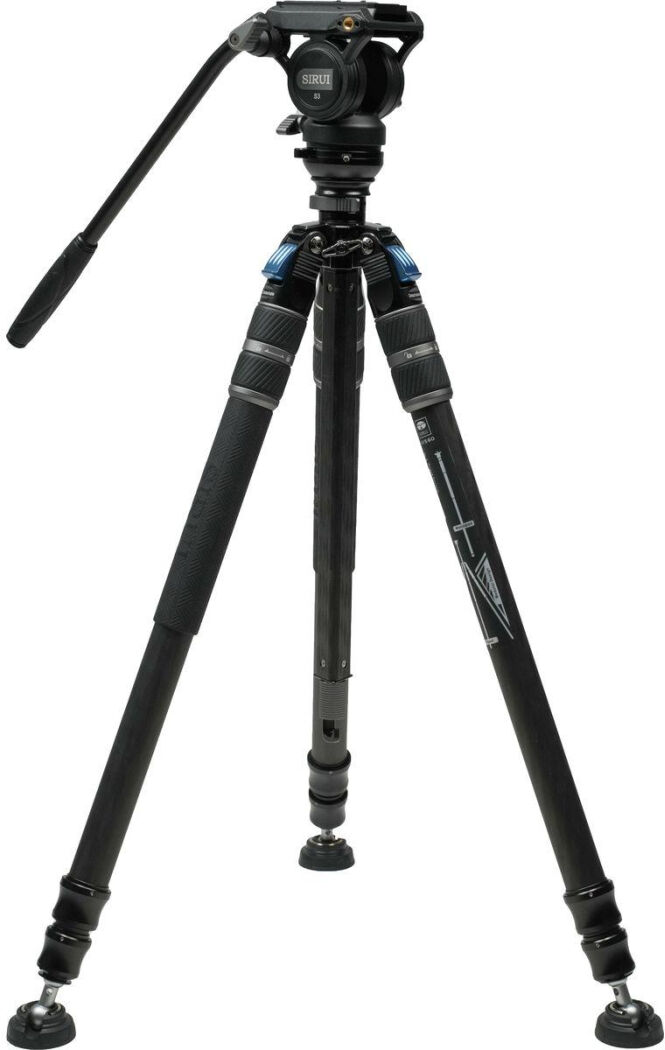Sirui SVS60 + S3 Rapid System 1-Step Carbon-Videostativ   -10% mit CODE: SIRUIIW2026