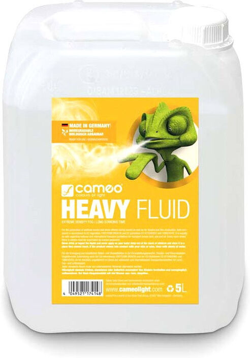Cameo Heavy Fluid 5l Nebelfluid Mit Sehr Hoher Dichte Und Standzeit 5l