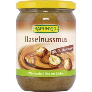 Rapunzel Nussmus Haselnussmus, BIO, 100% Haselnuss, ohne Zuckerzusatz & Palmöl, 500 g