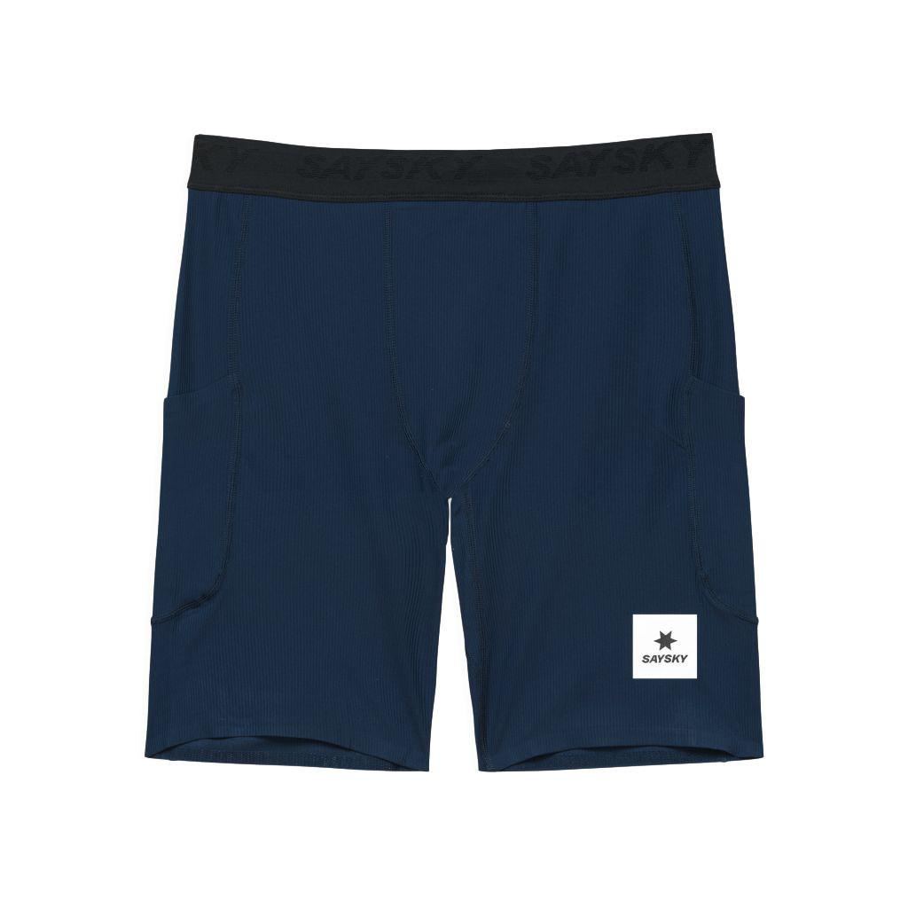 Saysky Herren Combat+ Rib Short Tights 8" blau