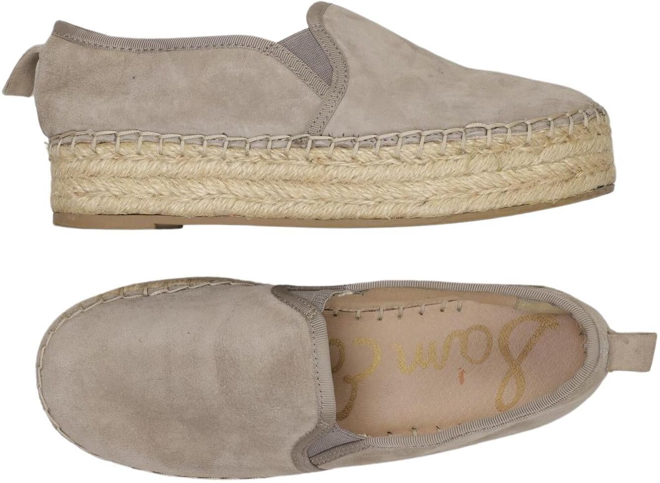 Sam Edelman Damen Halbschuh, Beige, Gr. EU 35, Leder - Second Hand