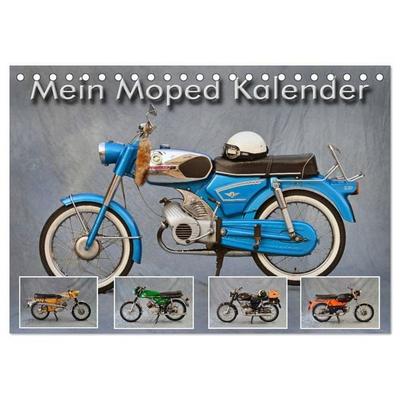 Mein Moped Kalender (Tischkalender 2026 DIN A5 quer), CALVENDO Monatskalender