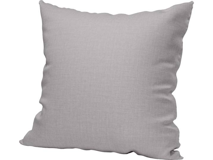 Dekokissen HOMING St. Tropez Gr. 1, silber (silberfarben, unifarben), B:40cm L:40cm, Polyester, Dekokissen_Sitzkissen_Kissenhüllen, Dekokissen, Pflegeleicht