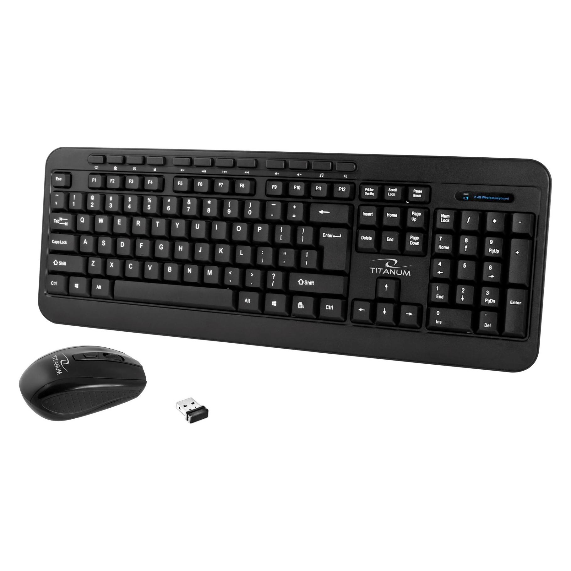 Titanum + Mouse Titanium (US, Kabelgebunden) (TK108)