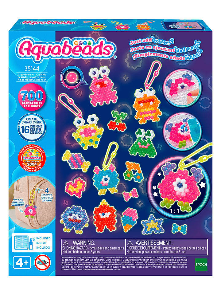 Aquabeads Bastelset "Verrückte Monster" - ab 4 Jahren - onesize