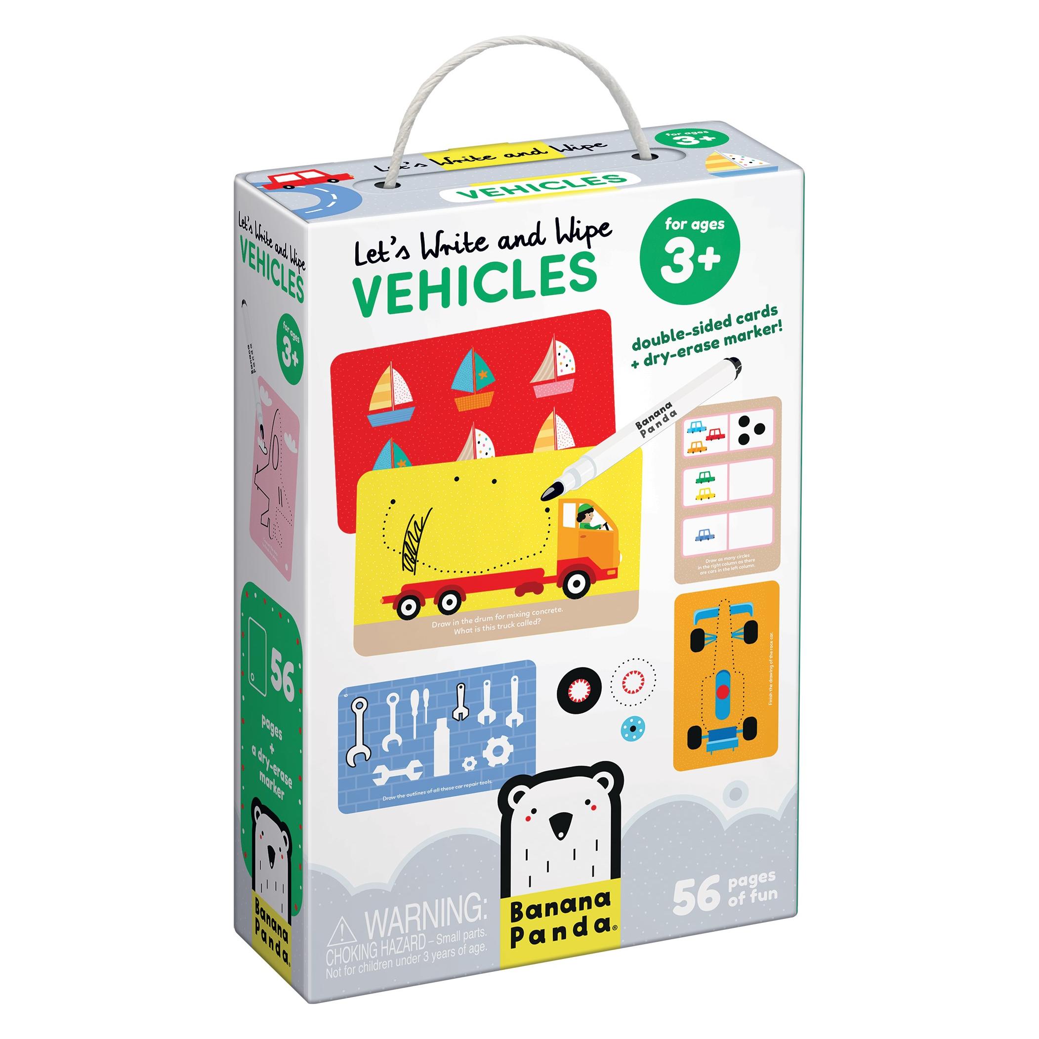 Banana Panda Fahrzeuge zeichnen und ausradieren 3+ (77366)