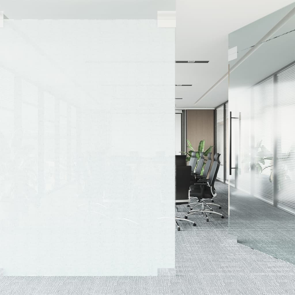 vidaXL Film pour fenêtre dépoli gris 60x1000 cm PVC