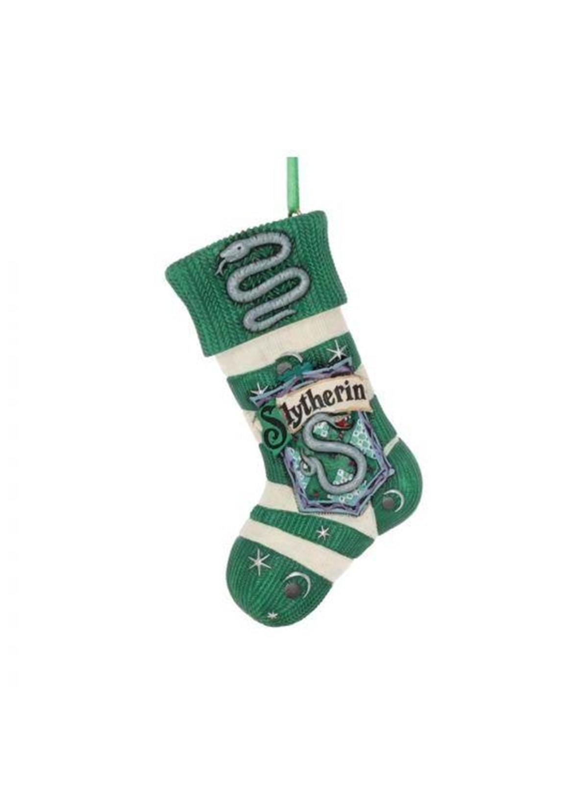 Nemesis Now - Harry Potter Slytherin Stocking Weihnachtsschmuck - Figur