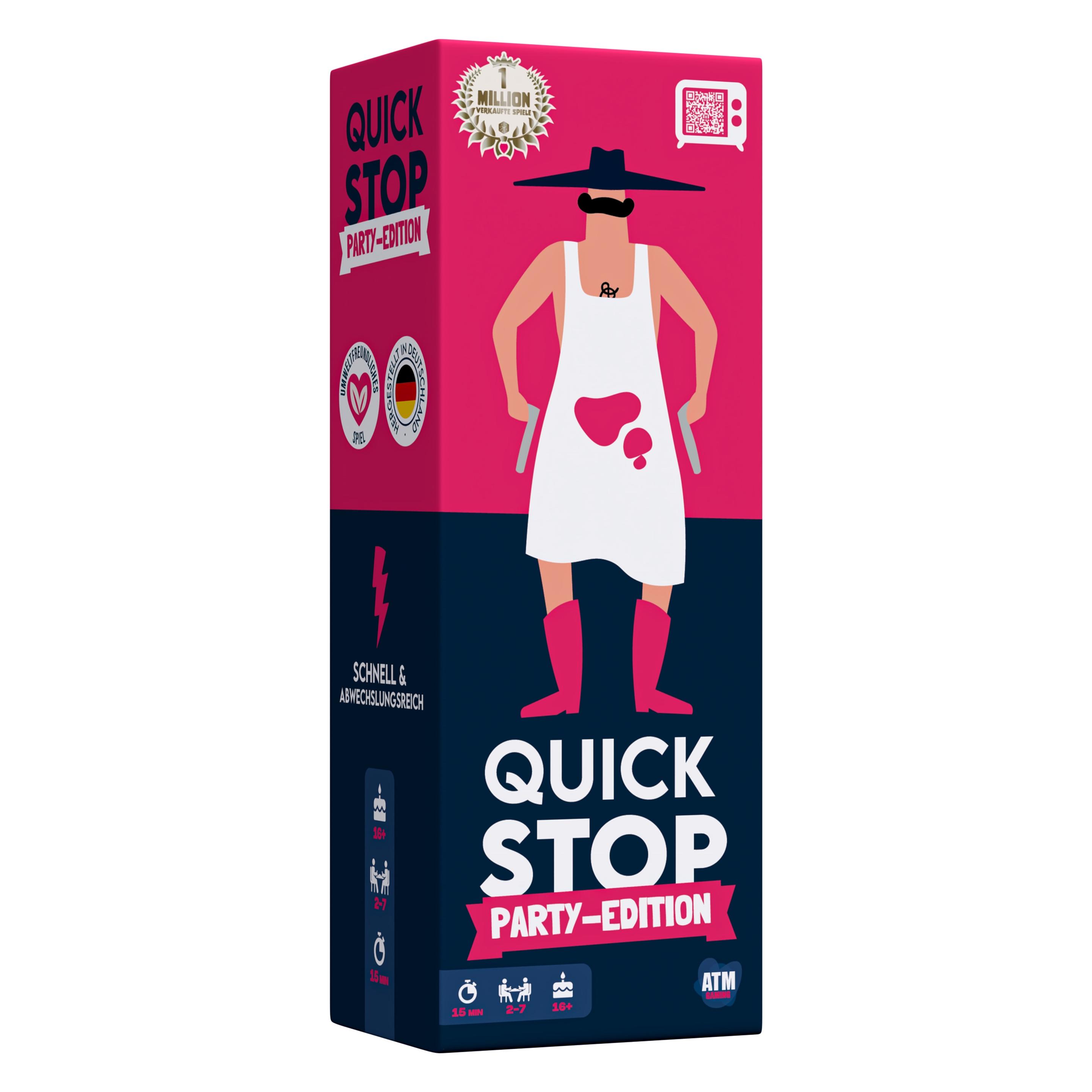 Bersinger Max Quickstop Party-Edition (Deutsch, 2 - 7 Spieler) (QCKSTP-PRTY)
