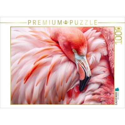 CALVENDO Puzzle Flamingos | 1000 Teile Lege-Größe 64x48cm Foto-Puzzle für glückliche Stunden