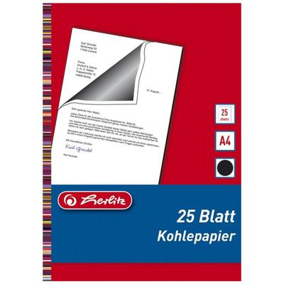herlitz Kohlepapier, DIN A4, Inhalt: 25 Blatt