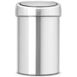 Brabantia Touch Bin, Abfalleimer, Silber