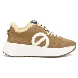 NO NAME für Damen. NNVESC0 Carter Jogger W Turnschuhe aus braunem Leder (40), Wohnung, Schnürsenkel, Lässig, Sportlich