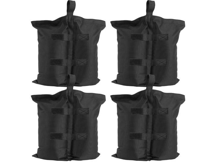 Lot de 4 poids pour tonnelle Saborra - noir