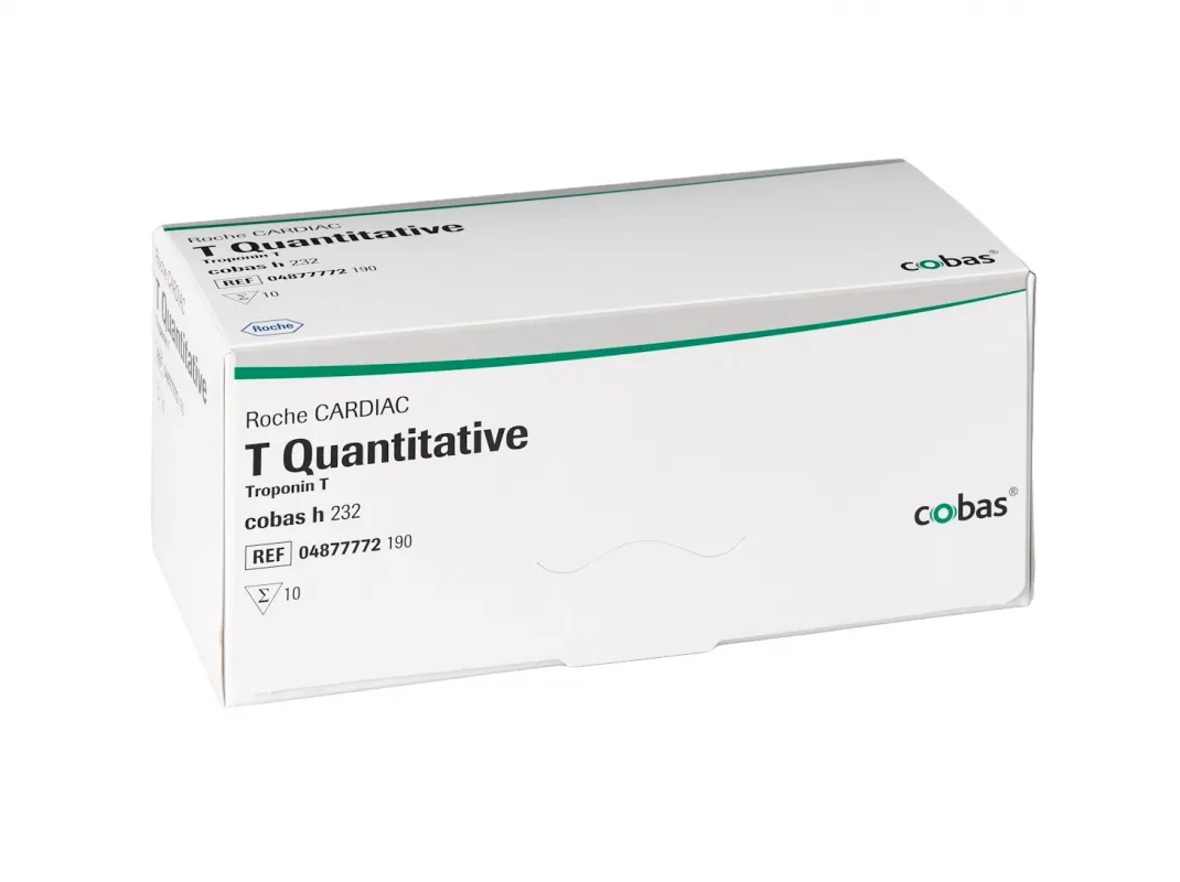 Roche Diagnostik Roche CARDIAC POC Troponin T – cobas h 232, 10 Teststreifen 07007302190